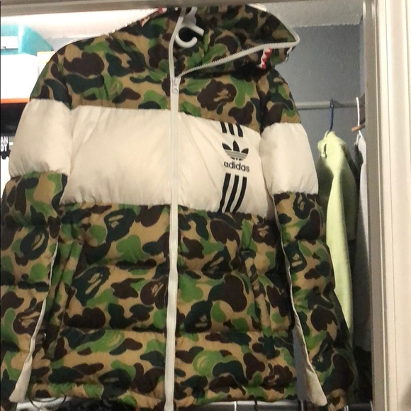 adidas Other - Bape x Adidas Firebird Puffer Jacket
